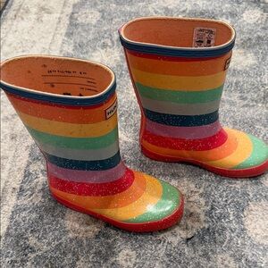 Hunter Kids' Multicolor Glitter Boots